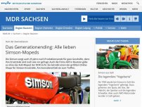 Bild zum Artikel: Das Generationending: Alle lieben Simson-Mopeds