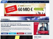 Bild zum Artikel: So witzig ist der Strafenkatalog eines Kreisligavereins