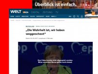 Bild zum Artikel: Merkel zur Flüchtlingskrise: 'Die Wahrheit ist, wir haben weggeschaut'