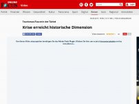 Bild zum Artikel: Tourismus-Flaute in der Türkei - Krise erreicht historische Ausmaße