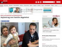 Bild zum Artikel: Baby aus Dankbarkeit nach Merkel benannt - Asylantrag von Familie abgelehnt