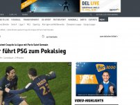 Bild zum Artikel: Draxler führt PSG zum Pokalsieg