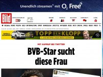 Bild zum Artikel: Mit Aufruf bei Twitter - BVB-Star sucht diese einsame Fan-Frau