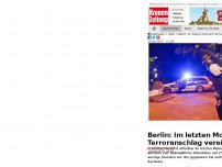 Bild zum Artikel: Berlin: Im letzten Moment Terroranschlag vereitelt