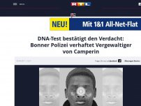 Bild zum Artikel: DNA-Test bestätigt den Verdacht: Bonner Polizei verhaftet Vergewaltiger von Camperin