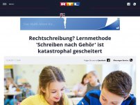 Bild zum Artikel: Rechtschreibung? Lernmethode 'Schreiben nach Gehör' ist katastrophal gescheitert