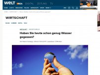 Bild zum Artikel: Wasser-Bubbles: Haben Sie heute schon genug Wasser gegessen?