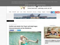 Bild zum Artikel: Endlich mal wieder frei: Papst verbringt langes Osterwochenende auf den Malediven