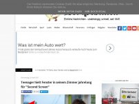 Bild zum Artikel: Teenager hielt Fenster in seinem Zimmer jahrelang für 'Second Screen'