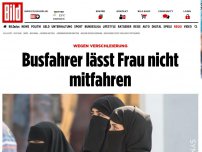 Bild zum Artikel: Wegen Verschleierung - Busfahrer lässt Frau nicht mitfahren