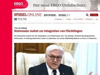 Bild zum Artikel: 'Erst am Anfang': Steinmeier mahnt zur Integration von Flüchtlingen