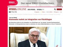 Bild zum Artikel: 'Erst am Anfang': Steinmeier mahnt zur Integration von Flüchtlingen
