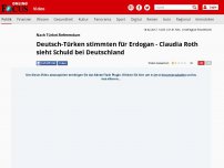 Bild zum Artikel: Nach Türkei-Referendum - Deutsch-Türken stimmten für Erdogan - Claudia Roth sieht Schuld bei Deutschland