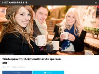 Bild zum Artikel: Winterpracht: Christkindlmärkte sperren auf