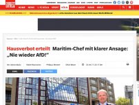 Bild zum Artikel: Hausverbot erteilt: Maritim-Chef mit klarer Ansage: „Nie wieder AfD!“