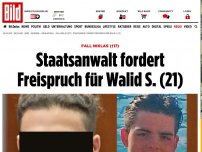 Bild zum Artikel: Fall Niklas (†17) - Staatsanwalt fordert Freispruch für Walid S. (21)