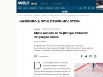 Bild zum Artikel: Übergriff im Krankenhaus: Mann soll sich an 15-jähriger Patientin vergangen haben