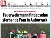 Bild zum Artikel: Todes-Crash bei Hamburg - Mann findet sterbende Ehefrau in Wrack
