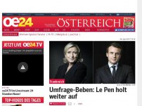 Bild zum Artikel: Umfrage-Beben: Le Pen holt weiter auf