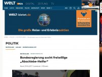 Bild zum Artikel: Migrationspolitik: Bundesregierung sucht freiwillige 'Abschiebe-Helfer'