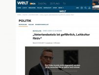 Bild zum Artikel: Grüne Jugend vs. de Maizière: 'Vaterlandsstolz ist gefährlich, Leitkultur fiktiv'