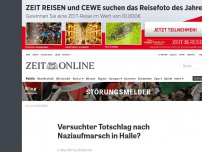 Bild zum Artikel: Versuchter Totschlag nach Naziaufmarsch in Halle