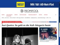 Bild zum Artikel: Suzi Quatro: So geht es der Kult-Sängerin heute