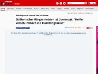 Bild zum Artikel: Mehr Migranten kommen über Mittelmeer - Sizilianischer Bürgermeister ist überzeugt: 'Helfer verschlimmern die Flüchtlingskrise'