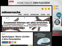 Bild zum Artikel: Apokalypse: Mann zündet 2-Kilo-Polenböller [VIDEO]