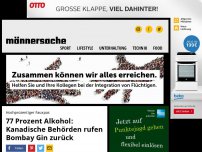 Bild zum Artikel: 77 statt 40 % Alkohol:  Behörden rufen Bombay-Gin-Flaschen zurück | Männersache