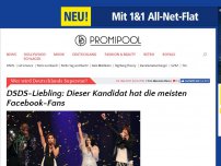 Bild zum Artikel: DSDS-Liebling: Dieser Kandidat hat die meisten Facebook-Fans