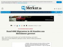 Bild zum Artikel: Rund 6000 Migranten in 48 Stunden aus Mittelmeer gerettet