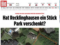 Bild zum Artikel: Anwohner zäunt Park ein - Hat Recklinghausen ein Stück Park verschenkt?
