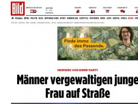 Bild zum Artikel: Heimweg von einer Party - Männer vergewaltigen junge Frau auf Straße