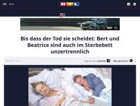 Bild zum Artikel: Bis dass der Tod sie scheidet: Bert und Beatrice sind auch im Sterbebett unzertrennlich