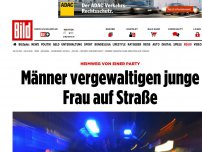 Bild zum Artikel: Heimweg von einer Party - Männer vergewaltigen junge Frau auf Straße