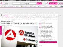 Bild zum Artikel: Halbe Million Flüchtlinge bezieht Hartz IV