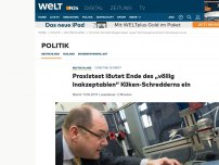 Bild zum Artikel: Christian Schmidt: Praxistest läutet Ende des 'völlig inakzeptablen' Küken-Schredderns ein