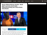 Bild zum Artikel: Nach Mitterlehner-Kritik: Wolf darf vorerst noch kein Waterboarding bei Interviews einsetzen