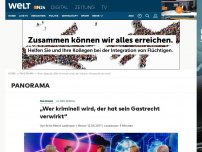 Bild zum Artikel: Illner-Spezial: 'Wer kriminell wird, der hat sein Gastrecht verwirkt'