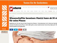 Bild zum Artikel: Neue Studie: Wissenschaftler beweisen: Man(n) kann ab 30 nichts für seine Plauze