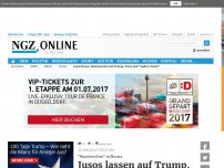 Bild zum Artikel: 'Naziwerfen' in Neuss - Jusos lassen auf Trump, Le Pen und AfD-Politiker werfen