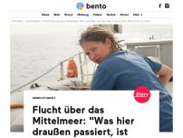 Bild zum Artikel: Wie Freiwillige versuchen, Flüchtlinge auf dem Mittelmeer zu retten