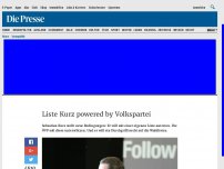 Bild zum Artikel: Liste Kurz powered by Volkspartei