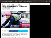 Bild zum Artikel: Keine Lust auf Neuwahlen: Christian Kern nimmt Jobangebot von Foodora an