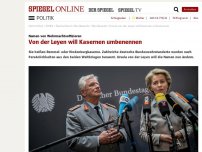 Bild zum Artikel: Namen von Wehrmachtsoffizieren: Von der Leyen will Kasernen umbenennen