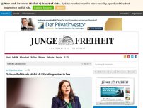 Bild zum Artikel: Grünen-Politikerin sticht als Flüchtlingsretter in See