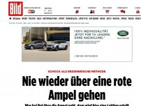 Bild zum Artikel: Schock-Moment - Gehen Sie nie wieder über eine rote Ampel