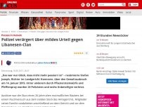 Bild zum Artikel: Prozess in Hameln - Polizei verärgert über mildes Urteil gegen Libanesen-Clan