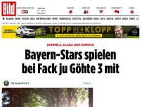 Bild zum Artikel: Hummels, Alaba und Kimmich - Bayern-Trio dreht für „Fack ju Göhte 3“